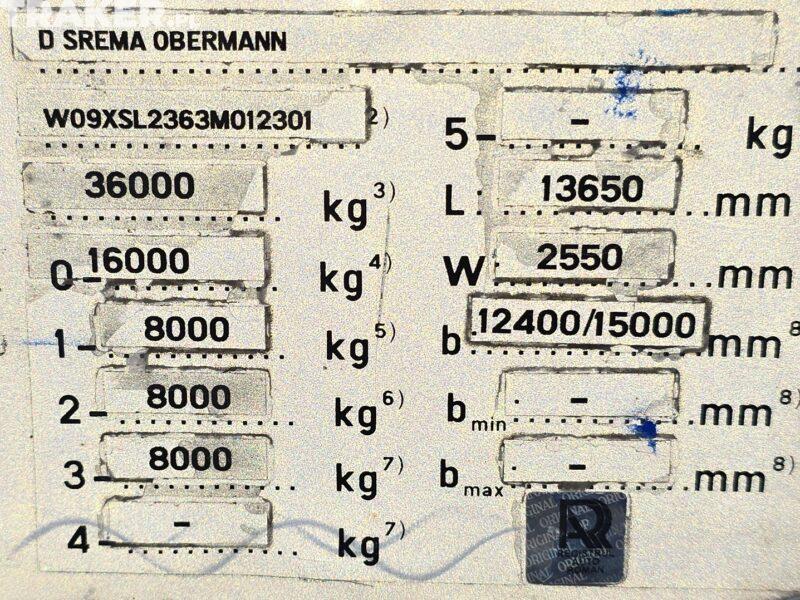 Naczepa Obermann do przewozu pojazdów  '2004
